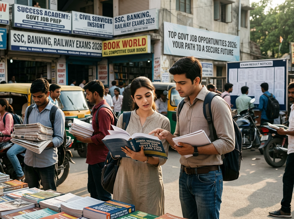 Govt Jobs 2026: Top Opportunities for Hindi Medium Candidates