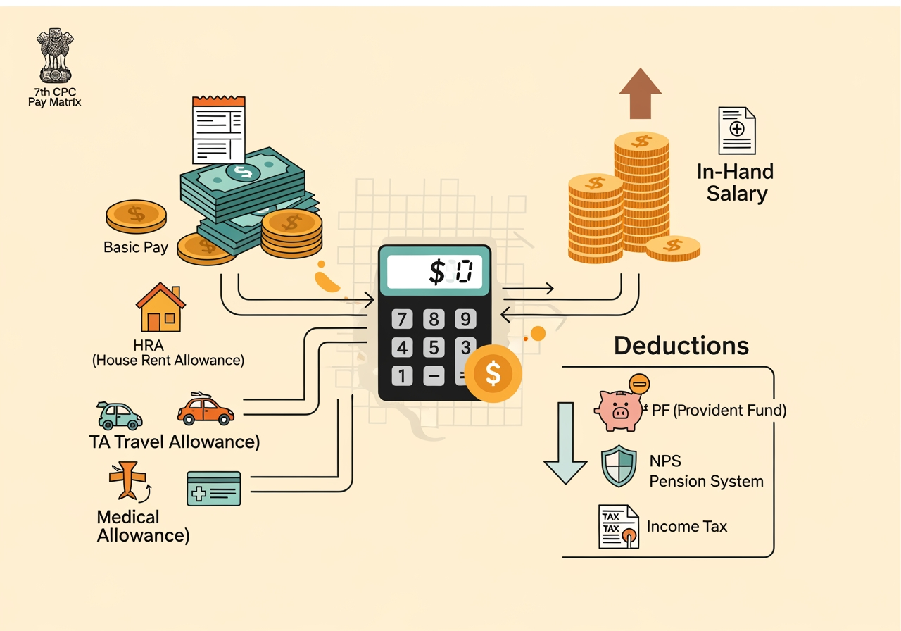 How to Calculate In-Hand Salary for Government Jobs — Complete Guide