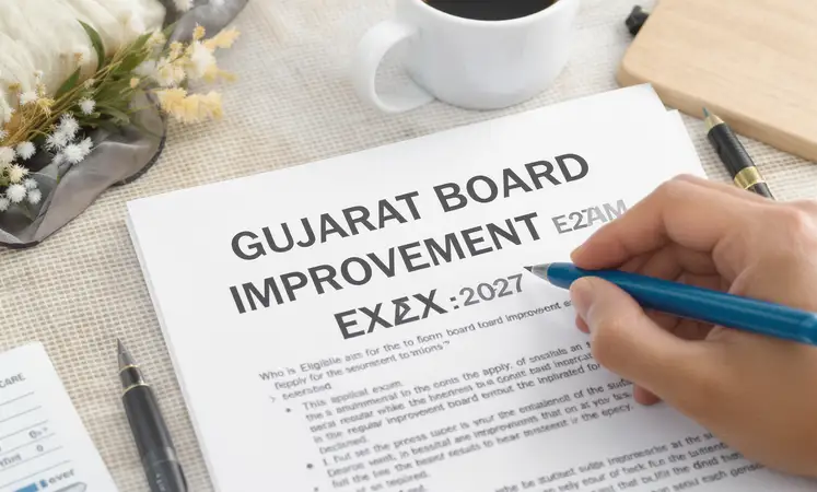 Gujarat Board Improvement Exam Form 2027: Step-by-Step Application Guide