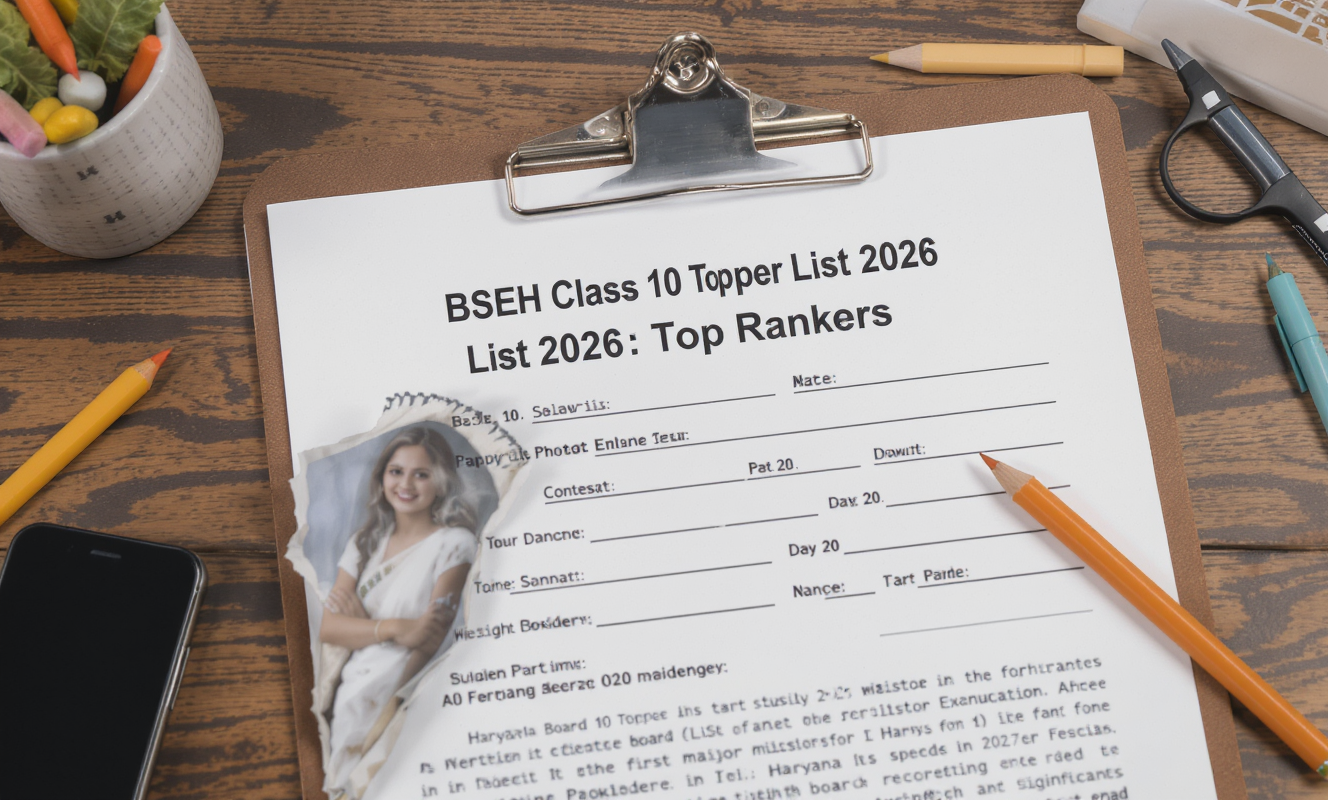 Haryana Board Topper List 2026: BSEH Class 10 and 12 Merit List