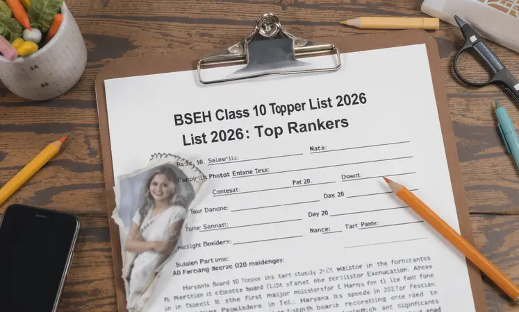 Haryana Board Topper List 2026: BSEH Class 10 and 12 Merit List