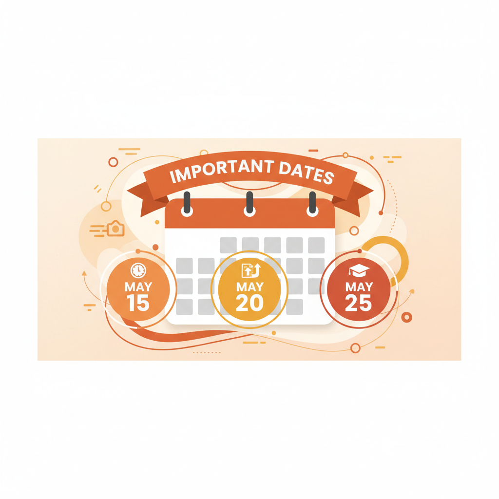 Here's an illustration for the "Important Dates" section of your blog post: