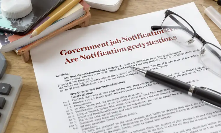 How to Read a Government Job Notification in 5 Minutes: A Practical 2026 Guide