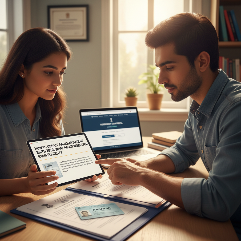 How to Update Aadhaar Date of Birth 2026: What Proof Works for Exam Eligibility