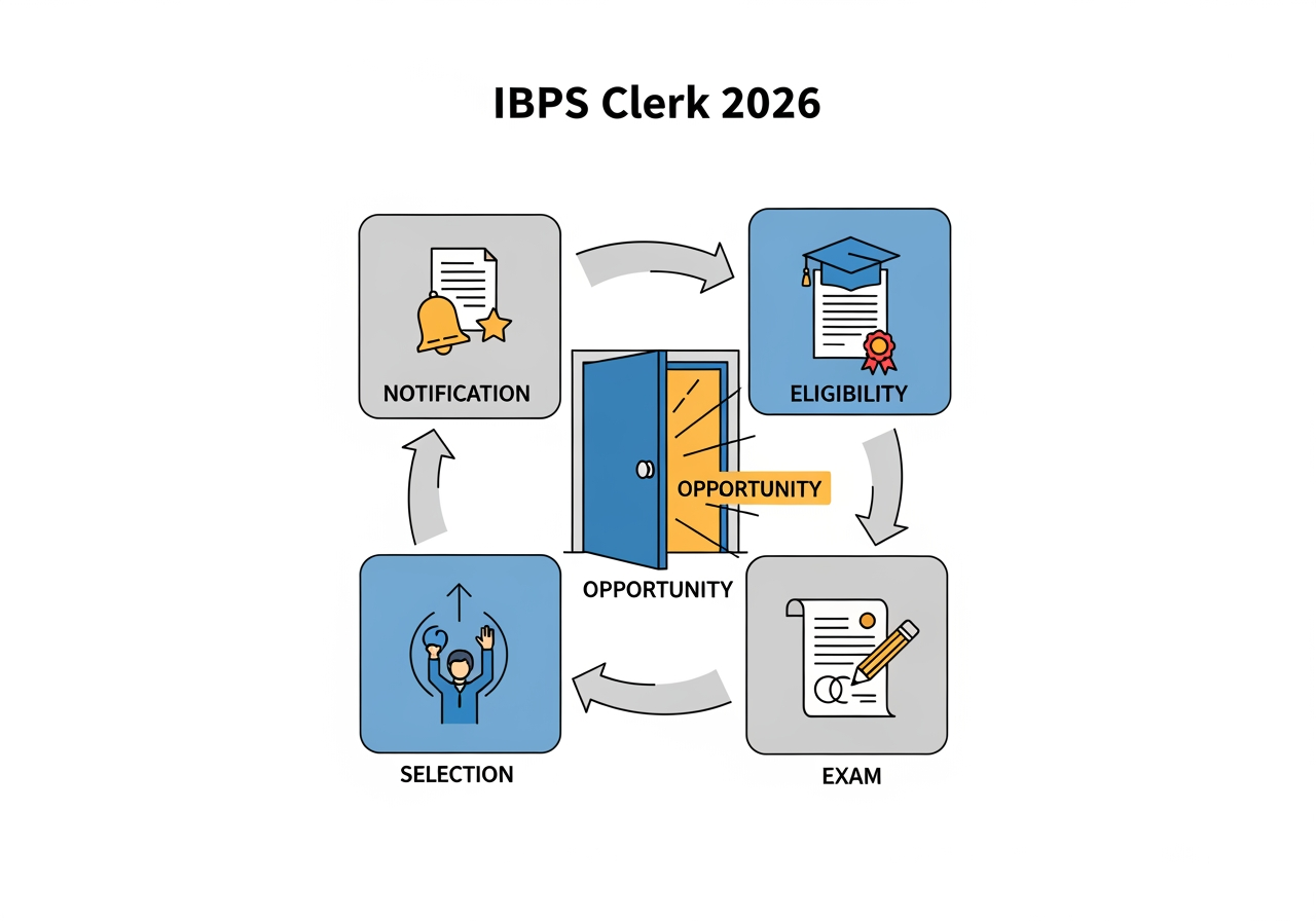IBPS Clerk 2026: Complete Guide to Notification, Eligibility, Exam &amp;amp; Selection