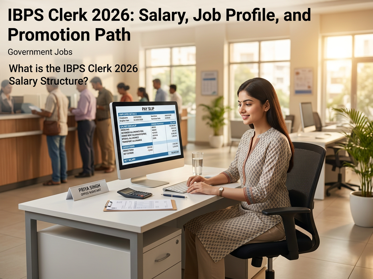IBPS Clerk 2026: Salary, Job Profile, and Promotion Path