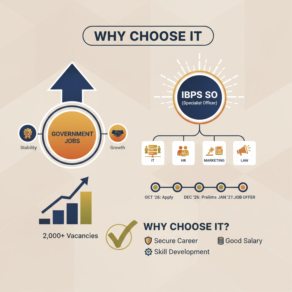 Here is an editorial illustration for your blog post about IBPS SO.