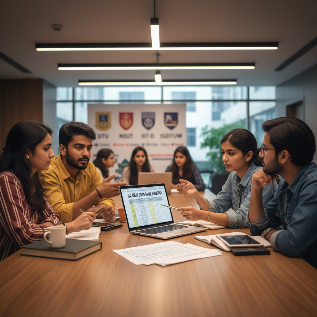 Here's a photorealistic, editorial-quality image for your blog post section about JAC Delhi 2026…
