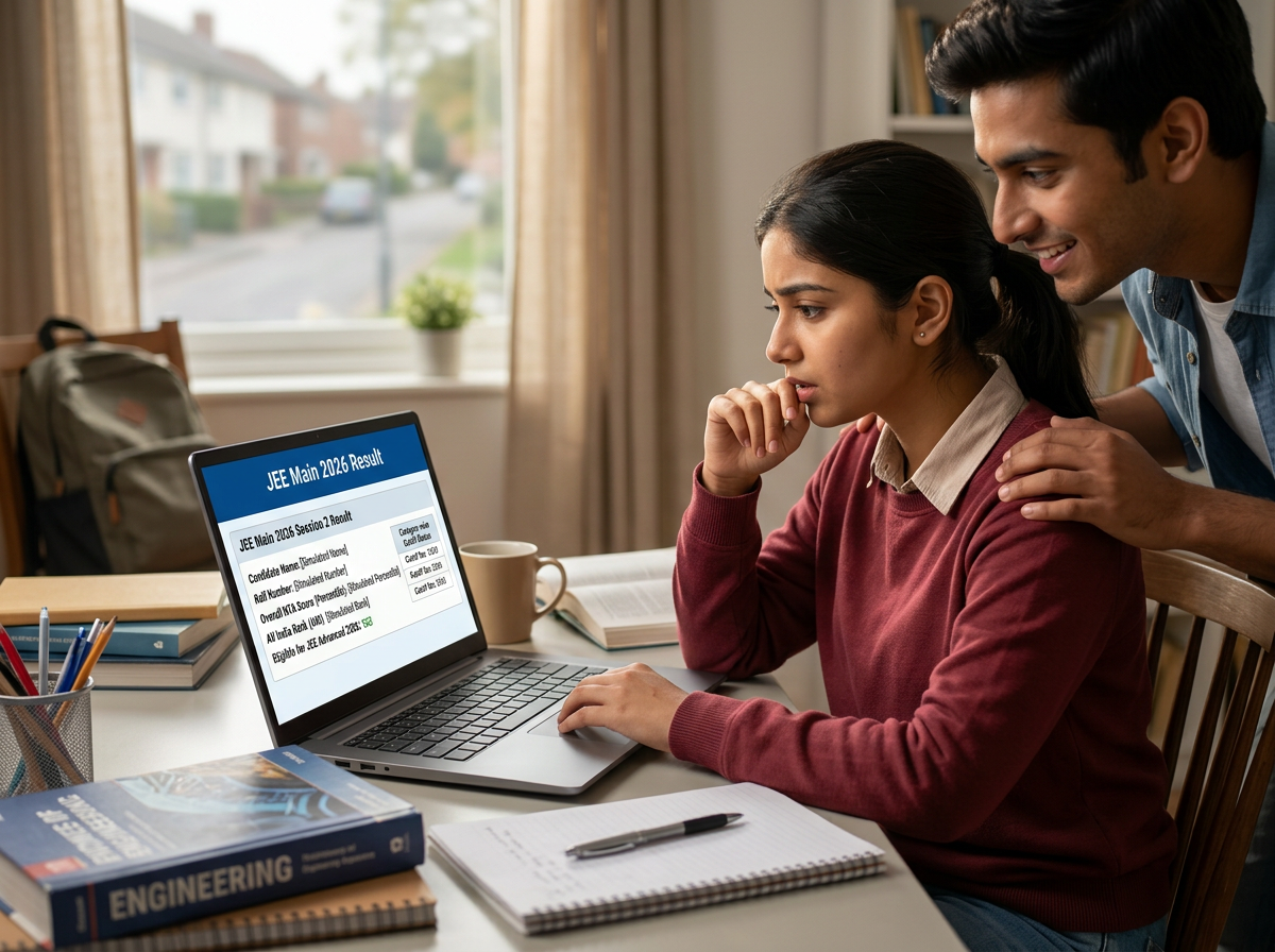 JEE Main 2026 Result: Percentile, Rank, Cutoff &amp;amp; Next Steps
