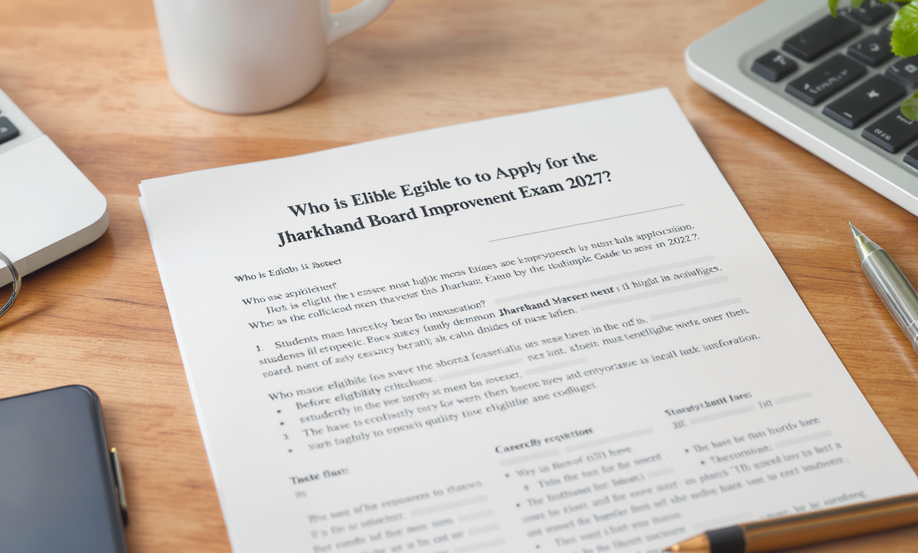 Jharkhand Board Improvement Exam Form 2027: Complete Guide to Apply Online