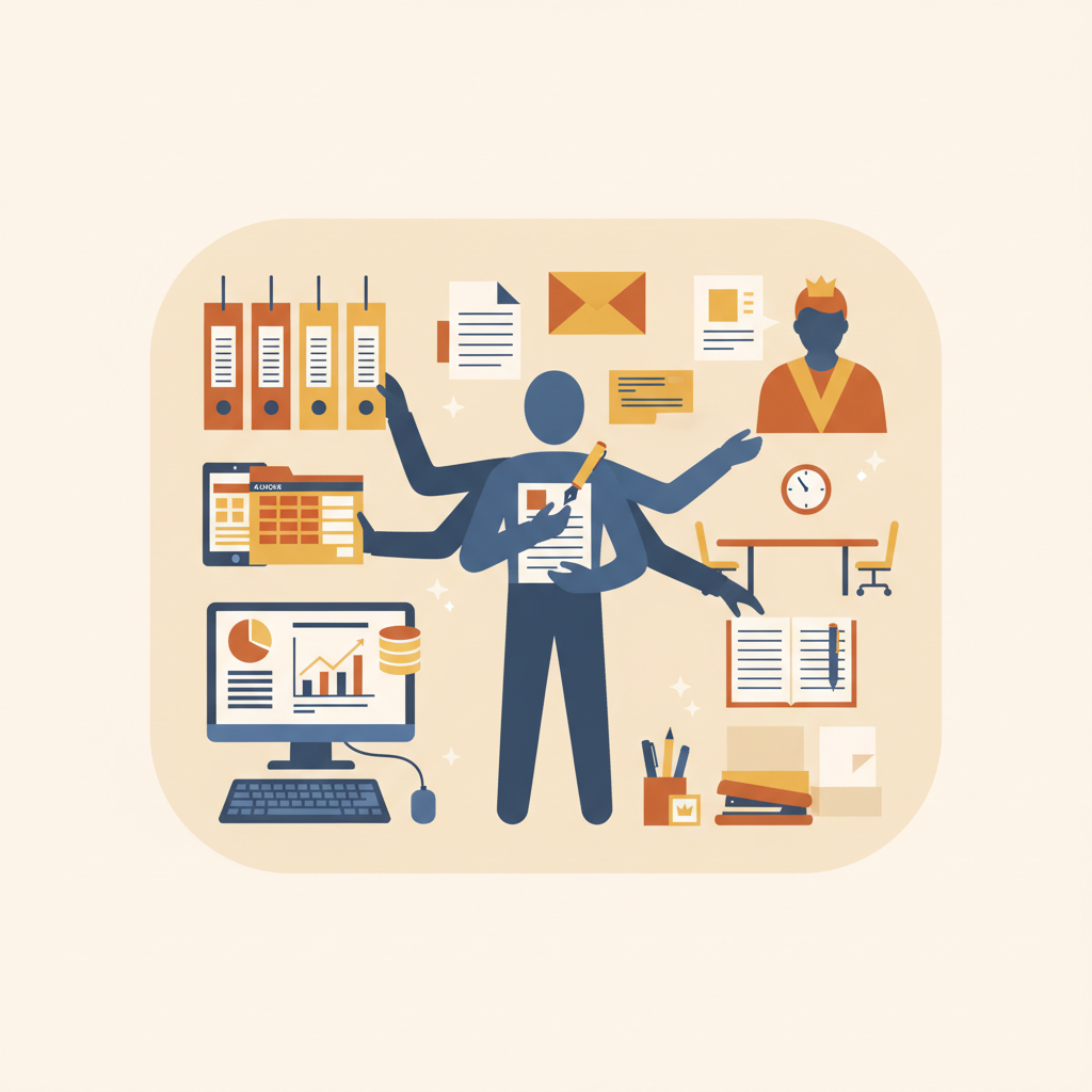 Here is an illustration that would be suitable for a blog section about job profiles and…