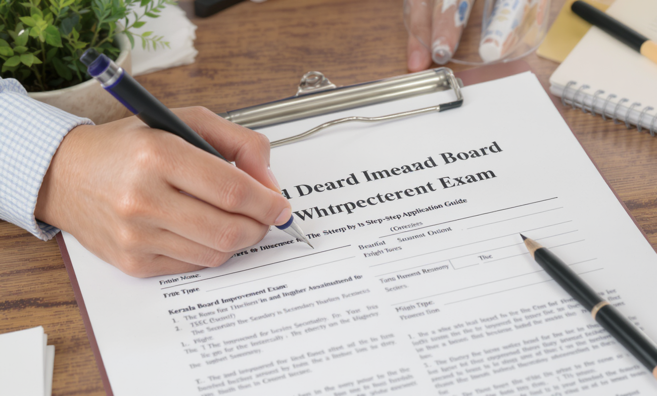 Kerala Board Improvement Exam Form 2027: Step-by-Step Application Guide