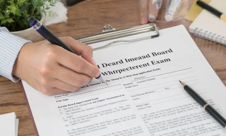 Kerala Board Improvement Exam Form 2027: Step-by-Step Application Guide