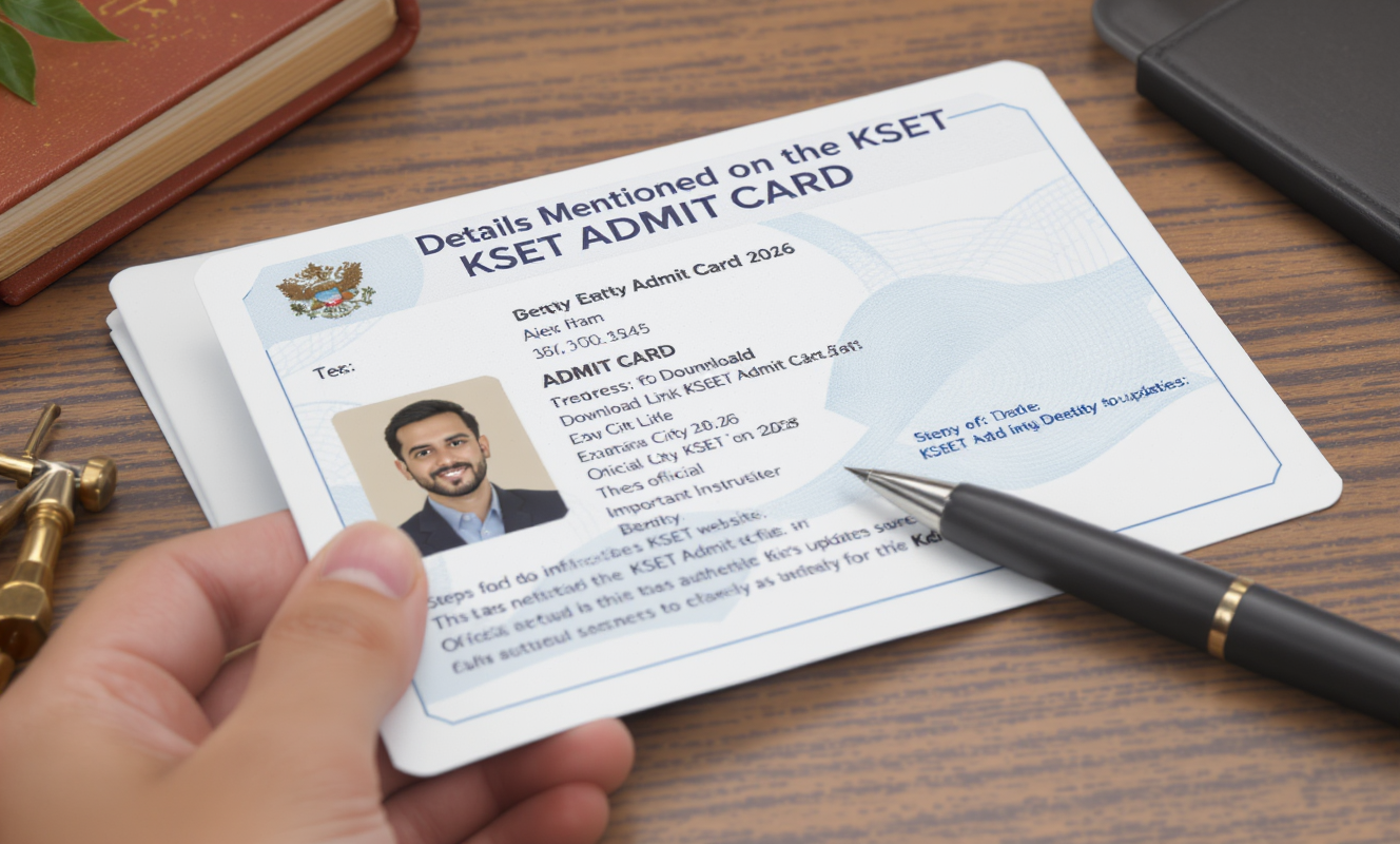 KSET Admit Card 2026: Download Link, Exam City Slip &amp;amp; Important Instructions