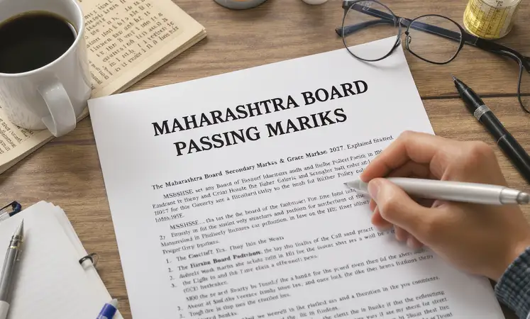 Maharashtra Board Passing Marks & Grace Marks Policy 2027 Explained