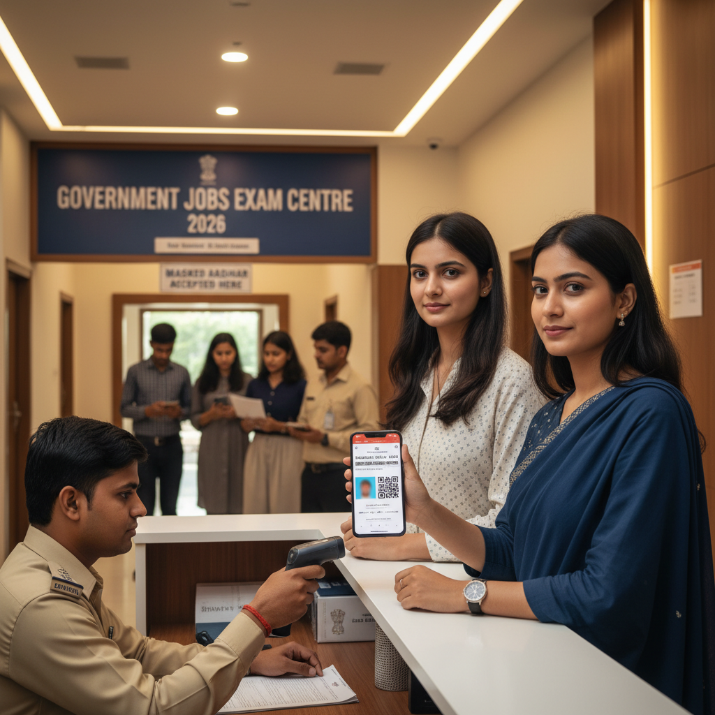 Masked Aadhaar for Exam Centres 2026: How to Download and When It Is Accepted
