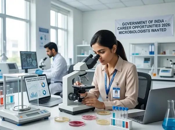 माइक्रोबायोलॉजी के बाद सरकारी नौकरी 2026: संभावनाएं और अवसर
