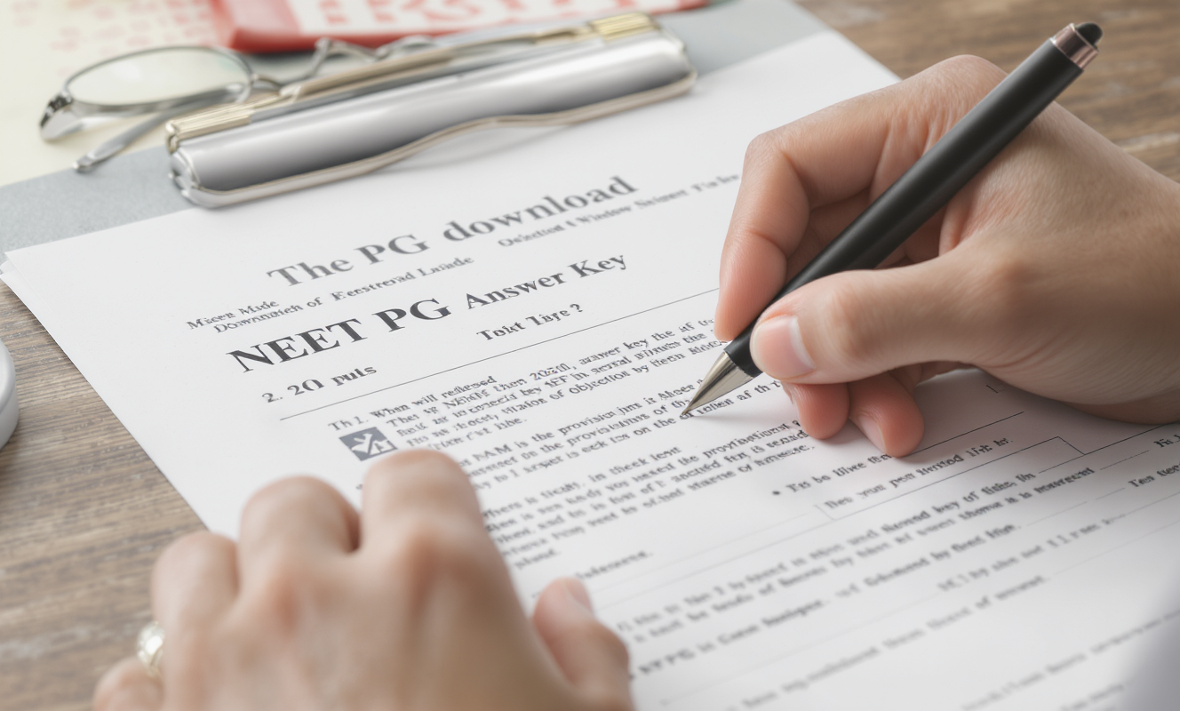 NEET PG Answer Key 2026 PDF Download &amp;amp; Objection Window Guide
