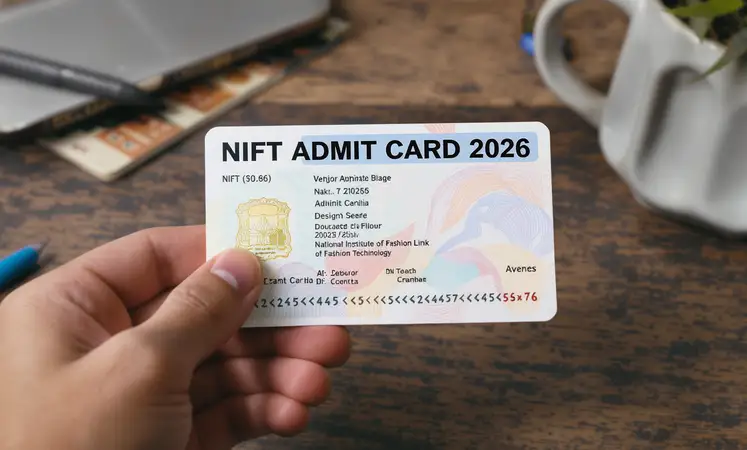 NIFT Admit Card 2026 Download Link & Exam City Slip