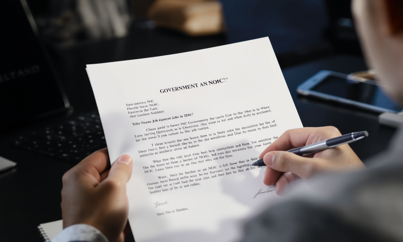 NOC in Government Job Applications 2026: Who Needs It and When to Submit