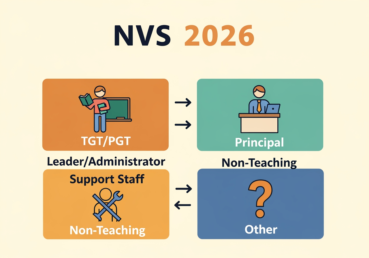 NVS भर्ती 2026: TGT, PGT, प्रिंसिपल और नॉन-टीचिंग पदों की पूरी जानकारी