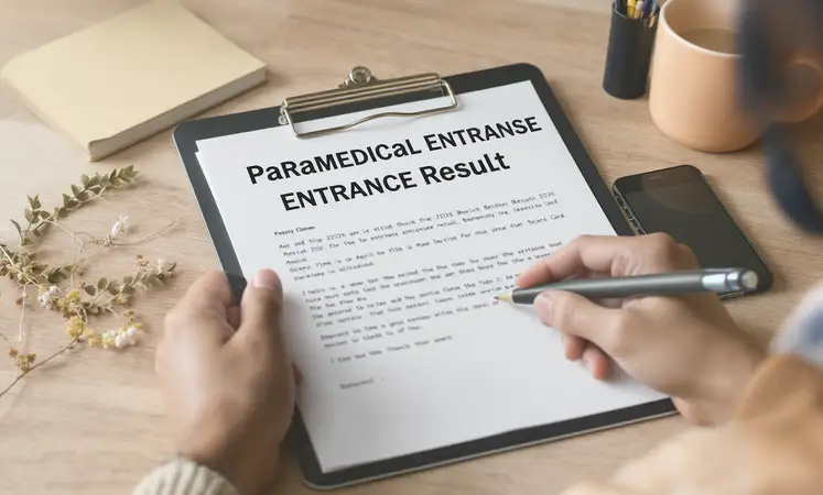 Paramedical Entrance Result 2026: Check Status & Download Score Card