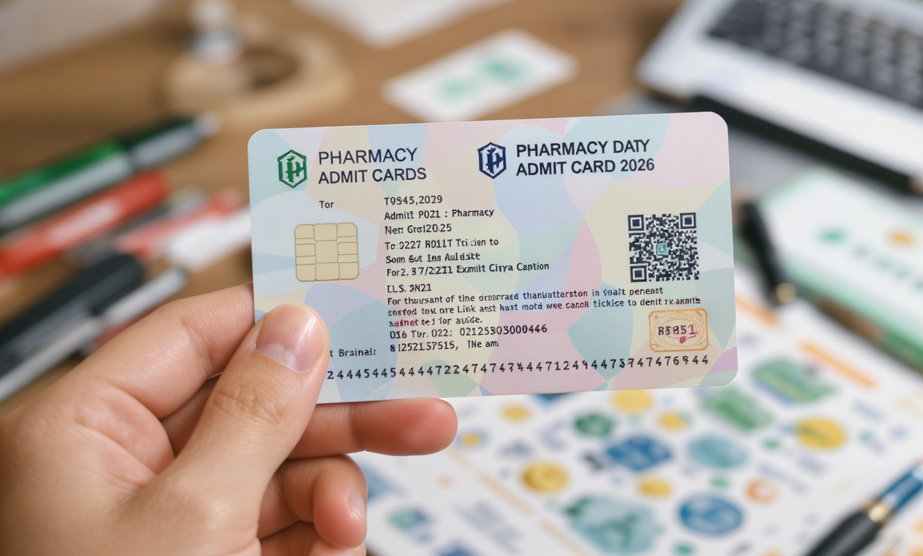 Pharmacy Entrance Admit Card 2026: Download Link &amp;amp; Exam City Slip Guide