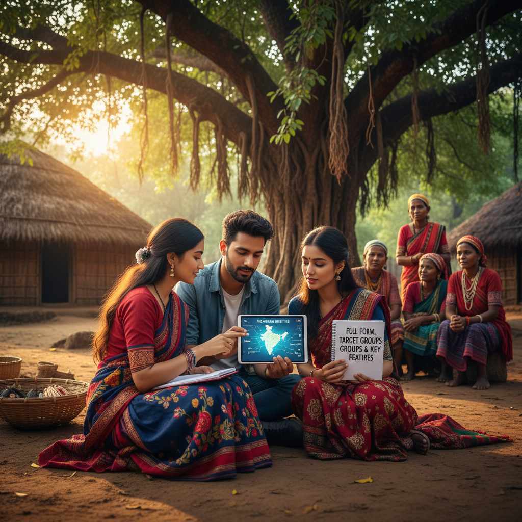 Here's an image that fits your description for the &amp;quot;PM-JANMAN Explained&amp;quot; article,…