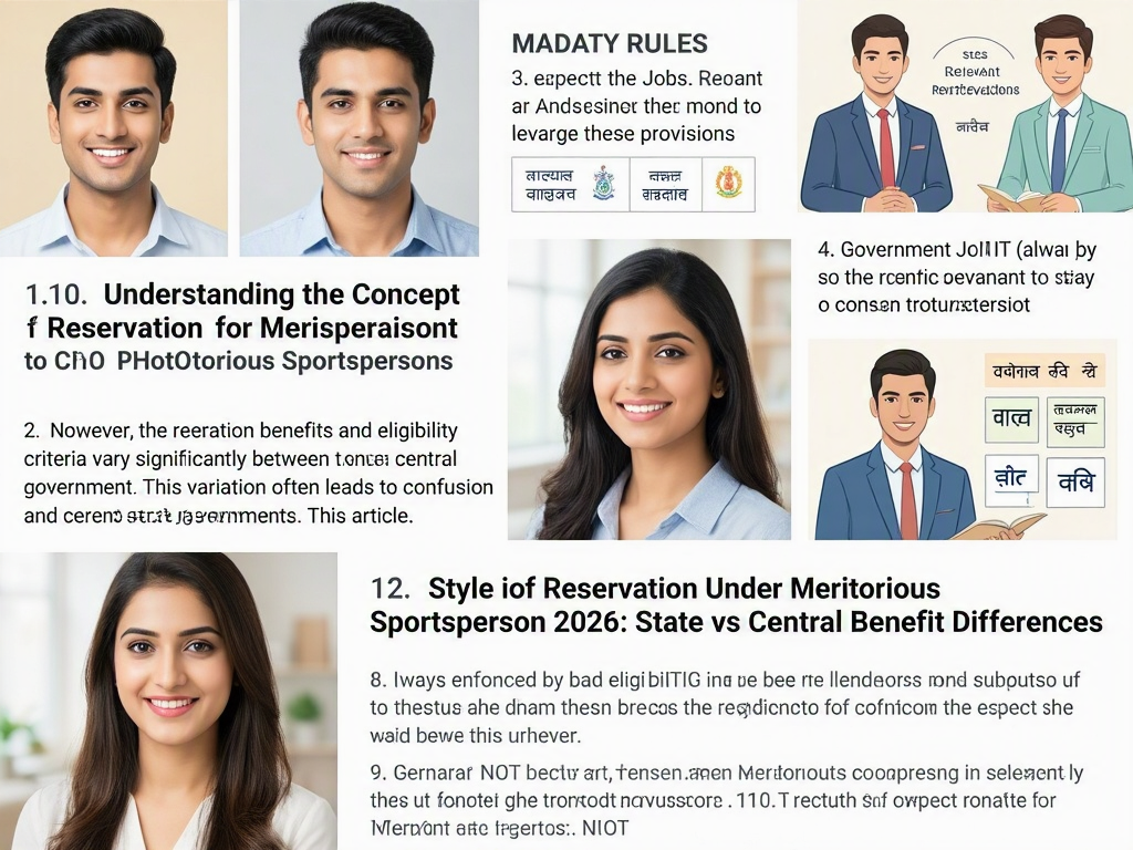 Reservation Under Meritorious Sportsperson 2026: State vs Central Benefit Differences