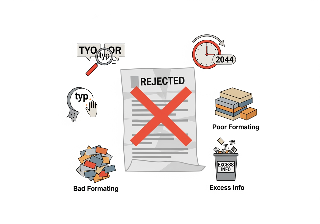 Resume Mistakes That Get You Rejected Instantly