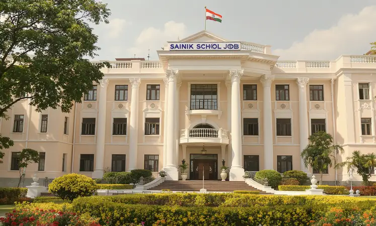 Sainik School Jobs 2026: Teaching, Band Master & Support Staff Vacancies