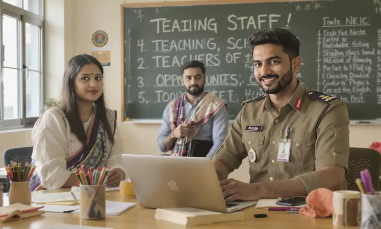 Sainik School Jobs 2026: Teaching, Band Master & Support Staff Vacancies