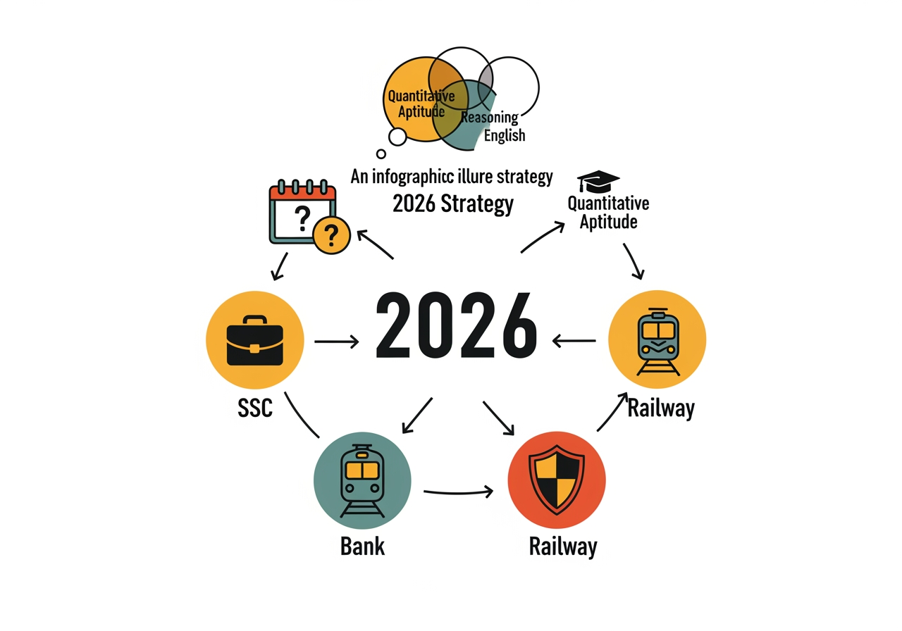 एक साथ कितनी सरकारी परीक्षाओं की तैयारी कर सकते हैं? 2026 की सही Strategy