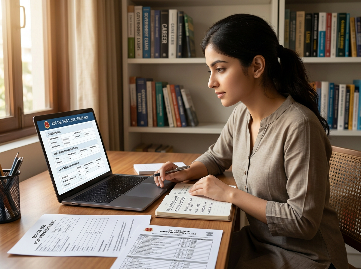 SSC CGL 2026 Score Card: Tier 1 Marks, Cut Off &amp;amp; Post Preference Guide