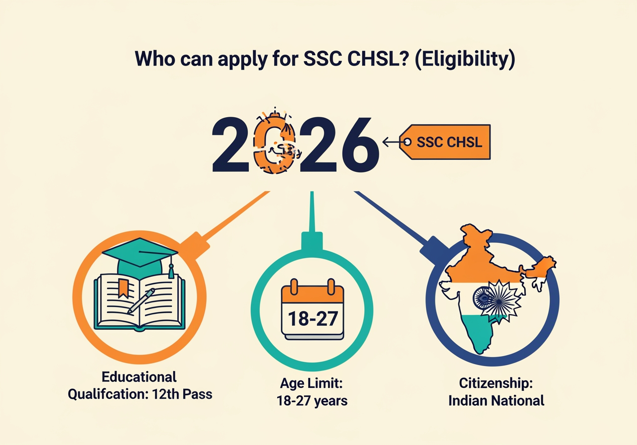 SSC CHSL 2026 अधिसूचना: आवेदन, योग्यता, परीक्षा पैटर्न और तैयारी गाइड