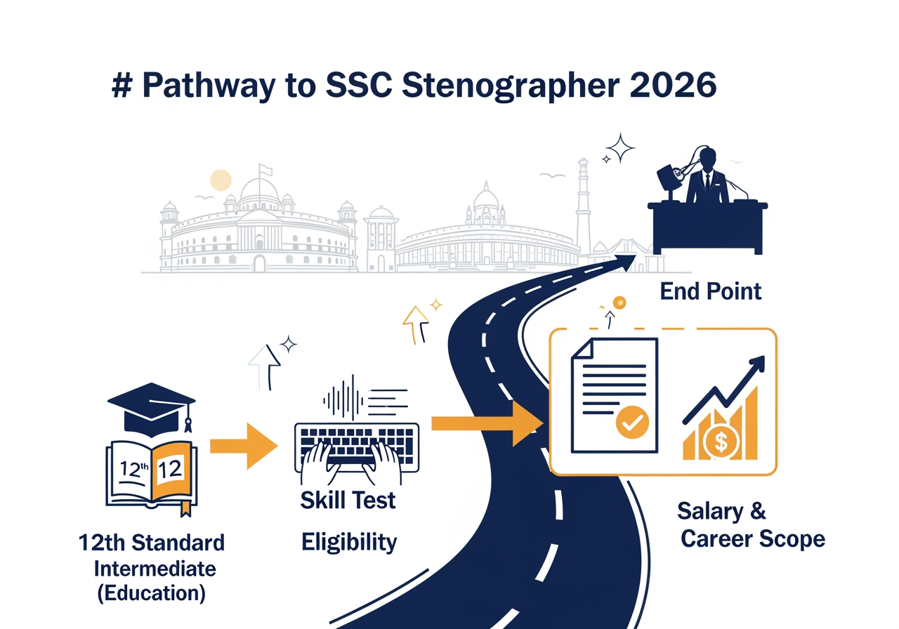 SSC Stenographer 2026: Eligibility, Skill Test, Salary &amp;amp; Career Scope