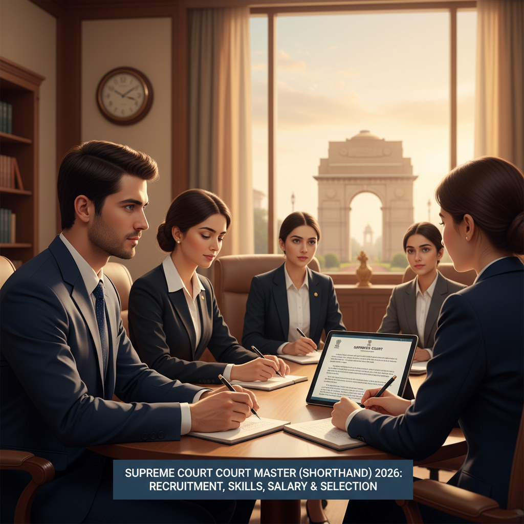 Supreme Court Court Master (Shorthand) 2026: Recruitment, Skills, Salary &amp;amp; Selection