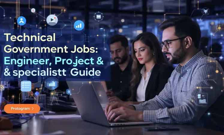 Technical Government Jobs 2026: Engineer, Project & Specialist Vacancies Guide