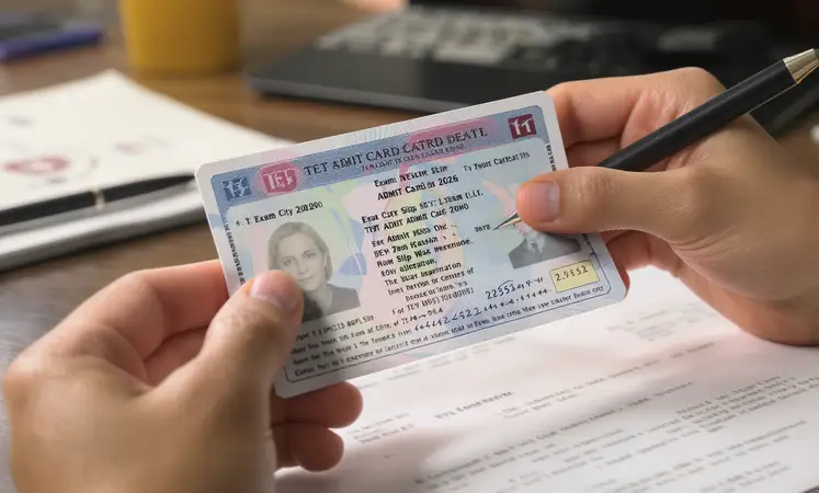 TET Admit Card 2026: Download Link, Exam City Slip & Instructions