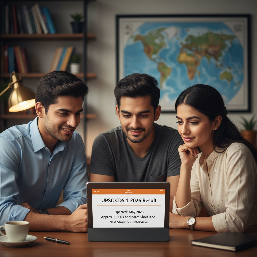 Here's a photorealistic, editorial-quality image for your blog section, focusing on the UPSC CDS 1…