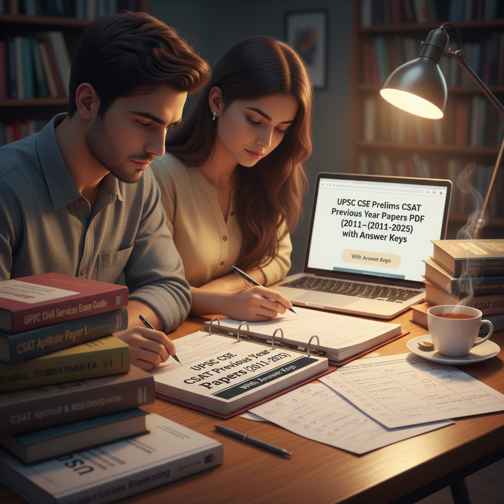 UPSC CSE Prelims CSAT Previous Year Papers PDF (2011–2025) with Answer Keys