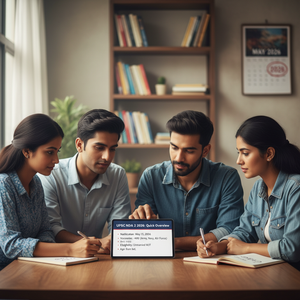 UPSC NDA 2 2026 Notification: Eligibility, Vacancies, Exam Date &amp;amp; Apply Online