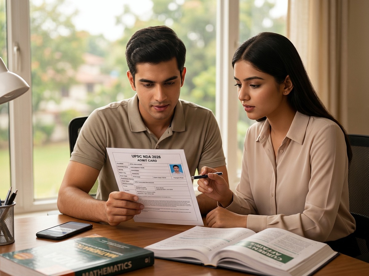 UPSC NDA 2026 Admit Card, Exam Date &amp;amp; Reporting Instructions