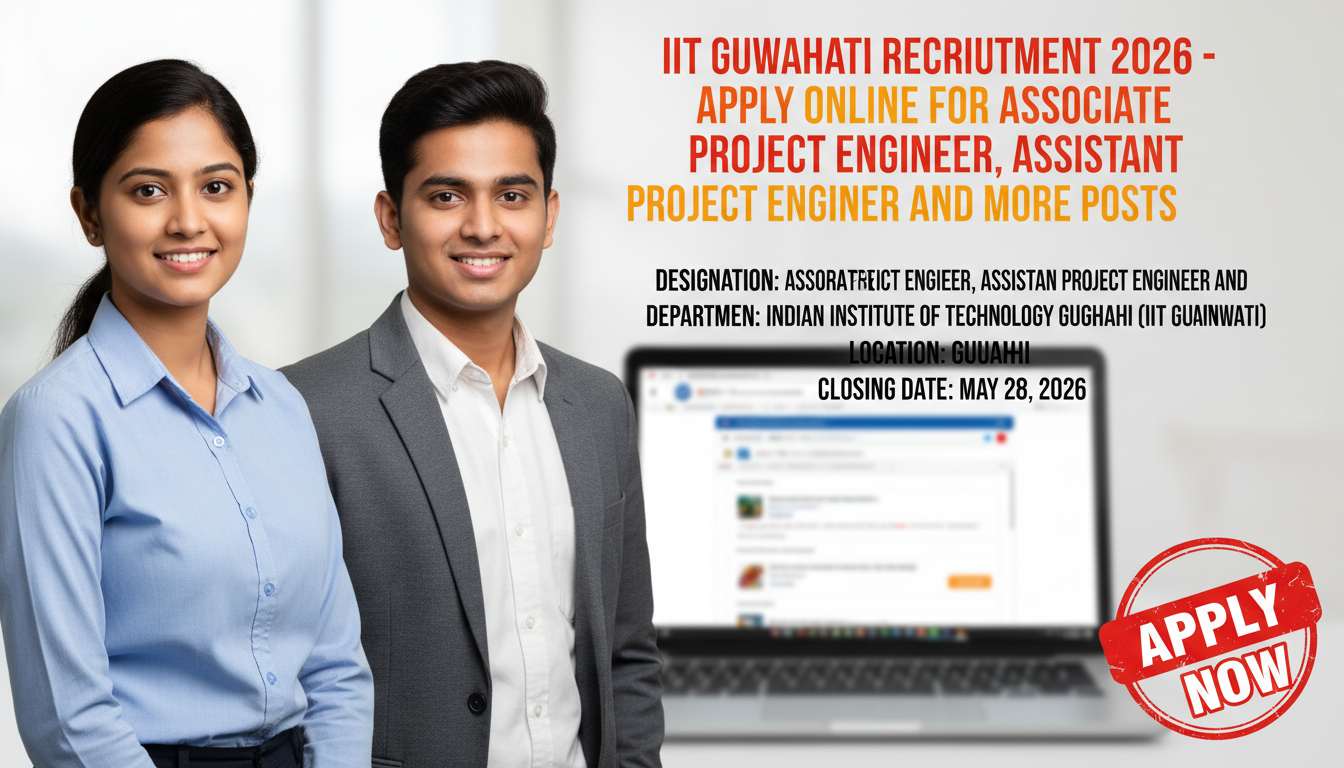 IIT Guwahati recruitment for Associate Project Engineer and other posts