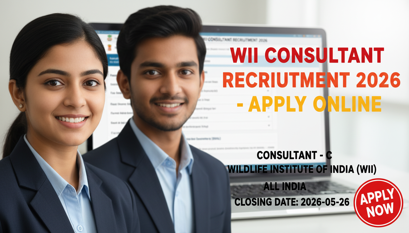Wildlife Institute of India (WII) Consultant - C recruitment