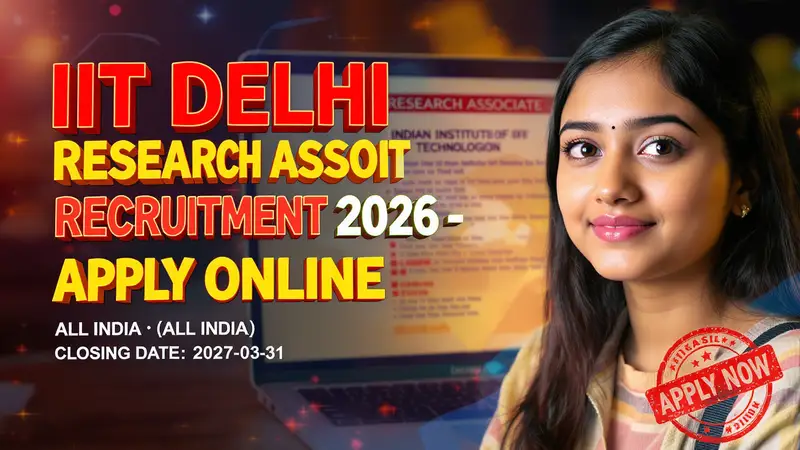 IIT Delhi Research Associate recruitment