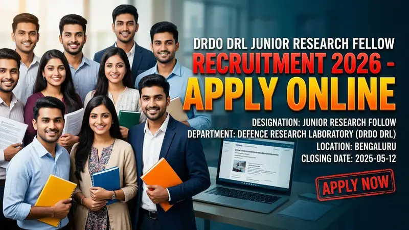 DRDO DRL Junior Research Fellow recruitment