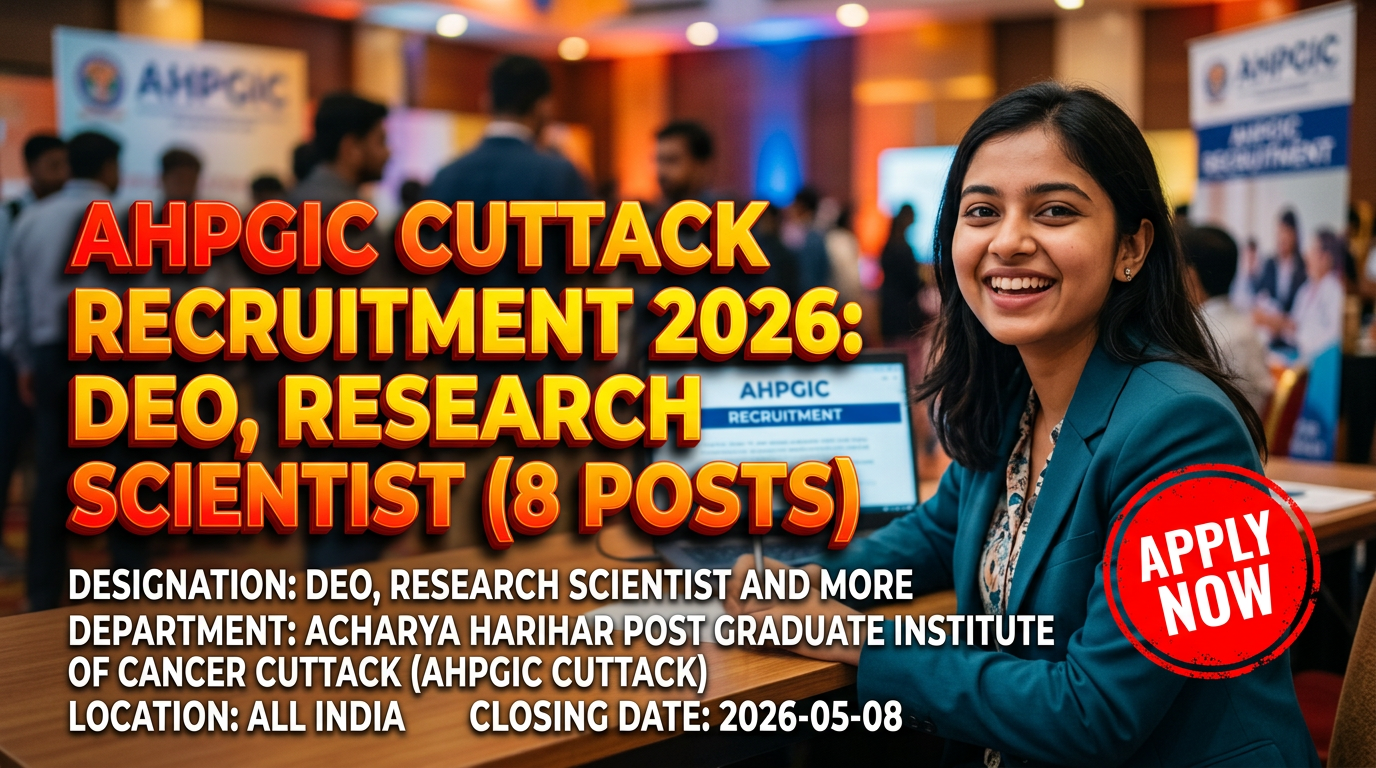 Acharya Harihar Post Graduate Institute of Cancer Cuttack recruitment