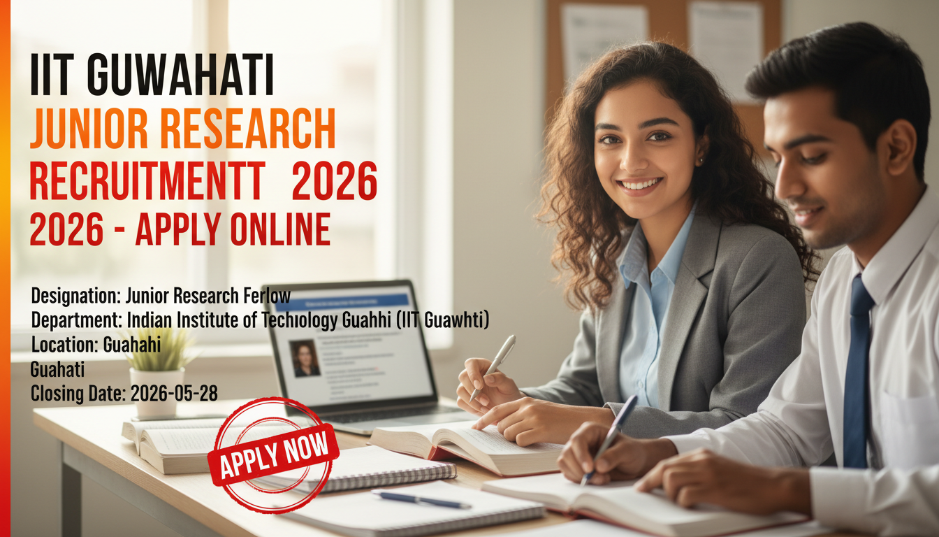 IIT Guwahati Junior Research Fellow Recruitment 2026