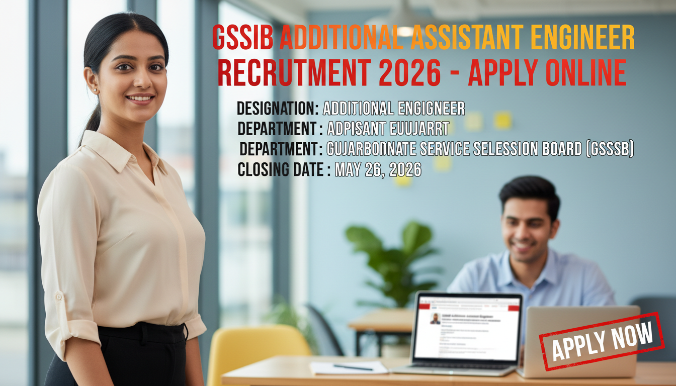 GSSSB Additional Assistant Engineer Recruitment 2026